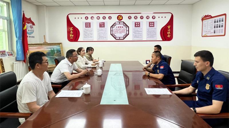 党建联建促发展  共驻共建心连心 ——公共基础学院党总支与温宿县消防救援大队开展党建联建活动
